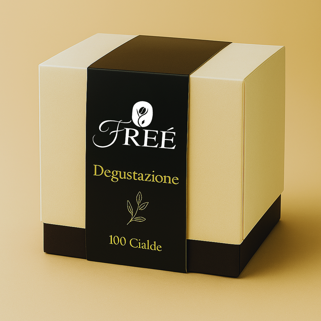 Box degustazione 100 Cialde di Caffè Artigianale- COMPONIBILE SELEZIONANDO ALMENO 4 SCATOLE DA 25